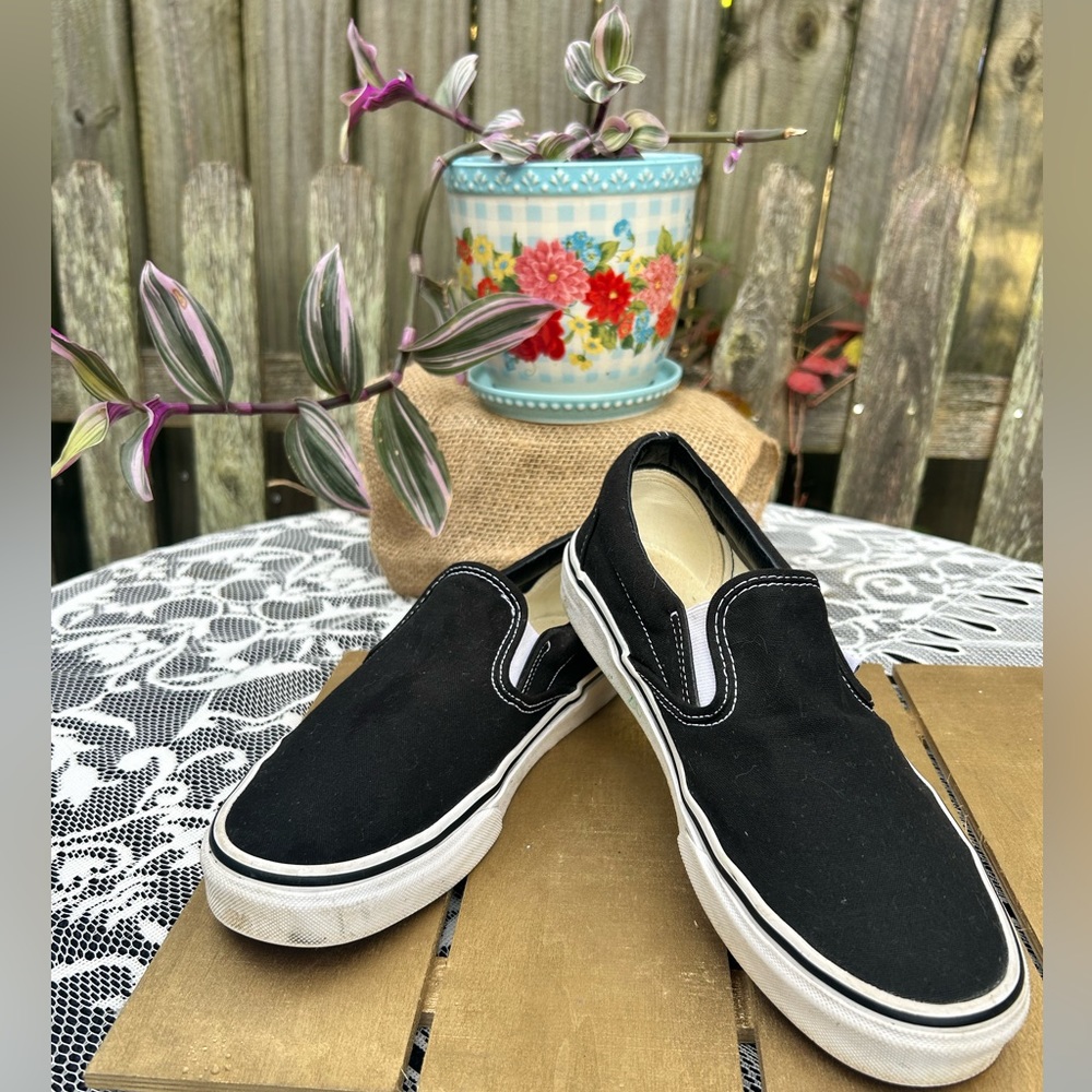 Gently used Vans slip ons